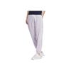 Adidas Neo Casual Woven Solid Color Stripe Sports Pants Women Bottoms Purple HS8861