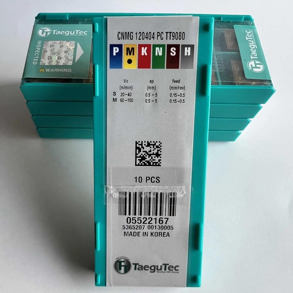 CNMG120404PC TT9080 / Carbide Blade 10 Pcs