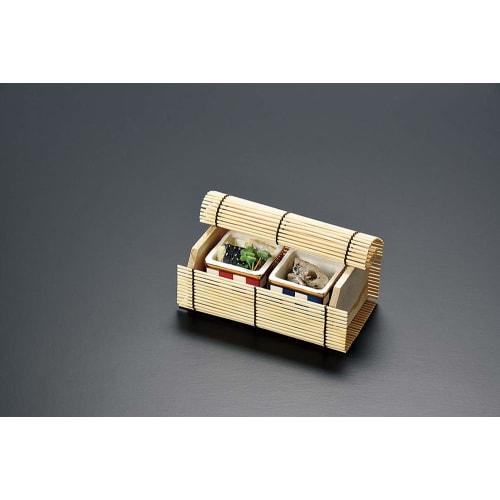 Yamako New Sudare Bento Box, Plain Mini, 38636, Natural