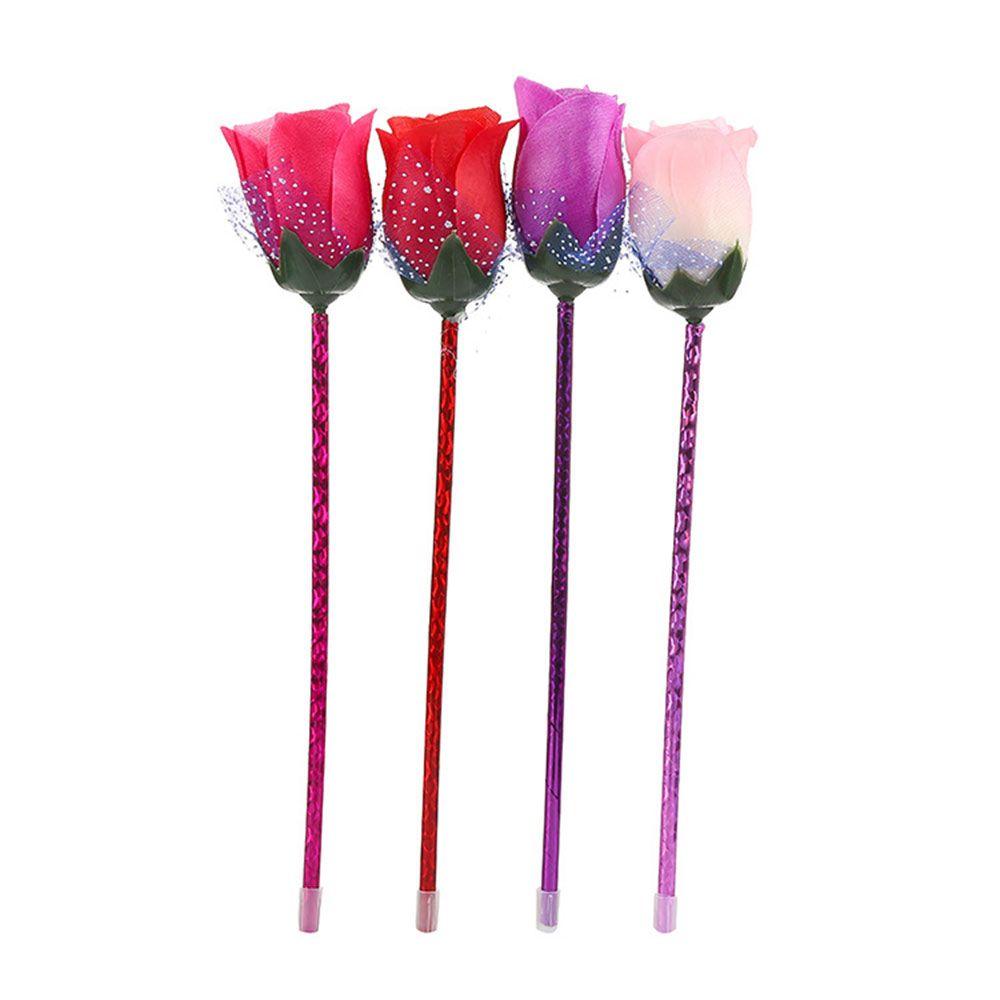 New Students School Ballpoint Pen Stationery Valentine's Day Rose Flower