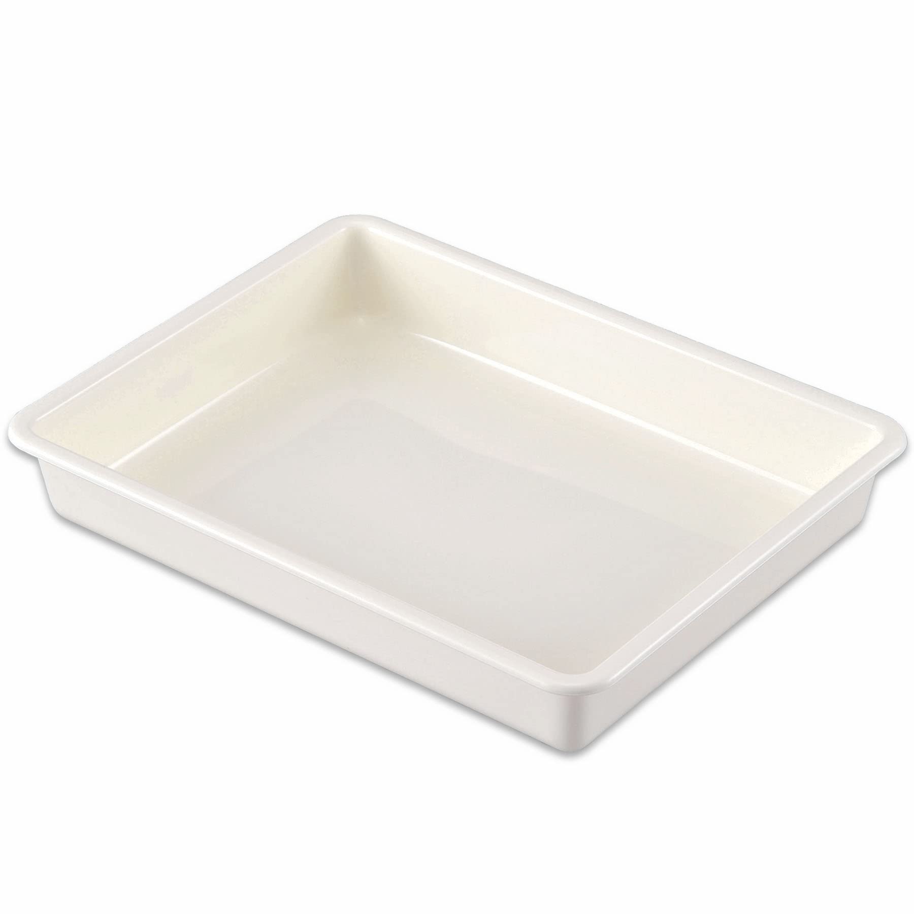 Nagao Cooking Dishwasher and Microwave Made in Tray/Baking Tray, 31x24cm, Plastic, Safe, Japan, MS-109 слоновая кость