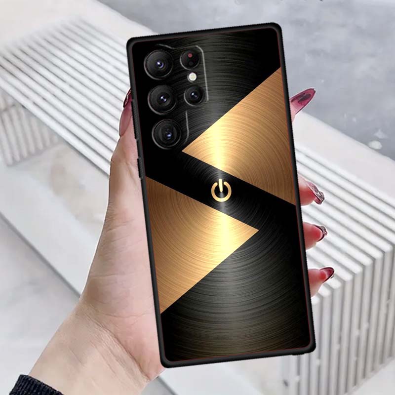 

Art colored luminous pattern For Samsung Galaxy S26 S25 S24 S23 S22 S21 S20 Ultra Plus FE 5G Black Soft TPU Phone Case Galaxy S24 FE