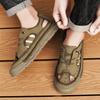 Fashion Summer New Men Comfortable Plus Size Handmade Stitching One Foot Sandals Fashionable Outdoor Men Soft Soled Non Slip Beach Shoes