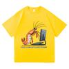 Why Does My Back Hurts Funny Shrimp T Shirts Cotton Short Sleeve Loose Male Tshirts Unisex Streetwear Summer Oneck Unisex Tees