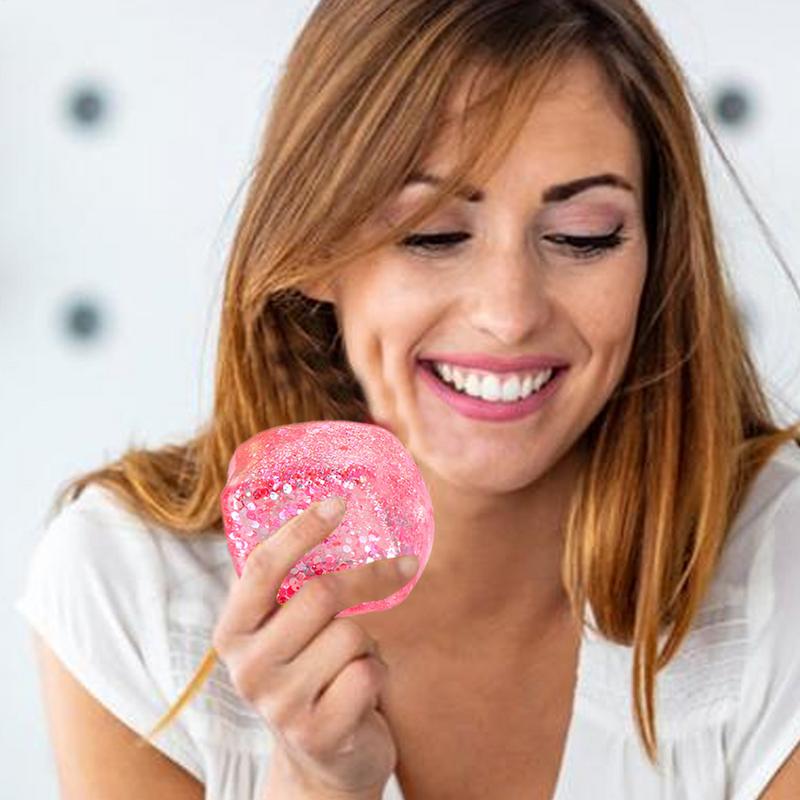 Maltose Cube Stress Squeeze Toy D ecompression Small Ice Cubes Anti Stress Slow Rebound Polar Light Colorful Squeeze TPR Block