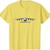 Ukrainisches Antonov AN225 Mriya Düsenfrachtflugzeug T-Shirt Kurzarm 100% Baumwolle Freizeit-T-Shirts Lockeres Oberteil Größe S3XL