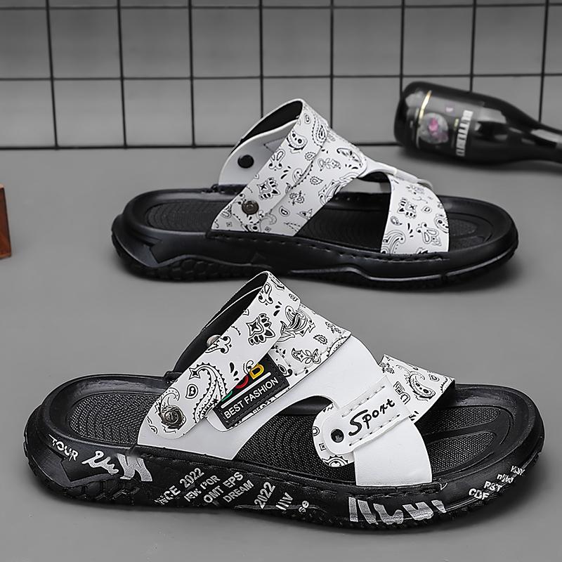 Men's Summer High-quality Non-slip Sandals for Outdoor Beach Lightweight Casual Dual-use Anti-odor Sandals