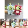 Adorable Three-eyed Monster Plush Toy Cute Keychain With Soft Short Plush