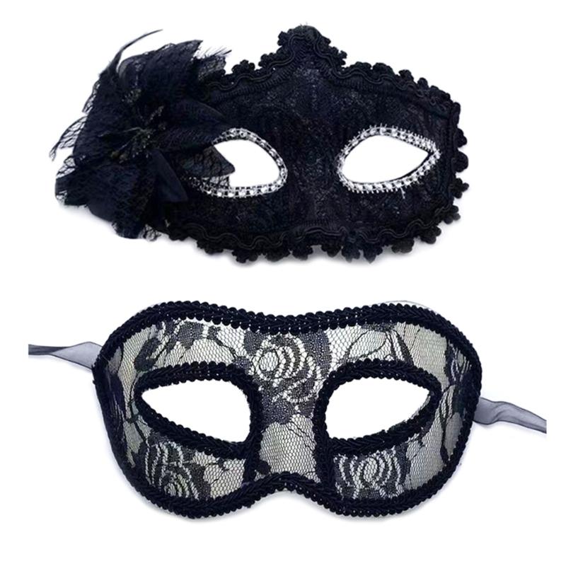 Couple Venetian Mask Masquerade Ball Mask Carnival Mardi Gras Prom Mask Theatrical Mask Cosplay Party Masque Lace Mask