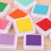 Washable Finger Paint Ink Pad Set - 12 Primary Colors, 24 Total, for Young Children & Students