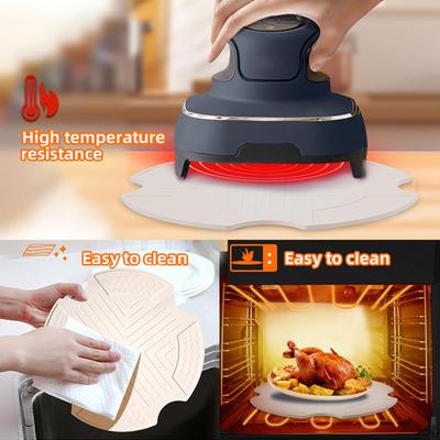Suport Silicon pentru Air Fryer Protector Blat Ușor de Curățat Rezistent la Căldură Covoraș Pad Rezistent la Căldură pentru