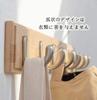 MDKDKDL Wall Longer Semicircular Wall Made of Natural Hat Clothes Capacity 7 Hanger, Design, Hooks, Wall-Mounted Hanger, Bamboo, Organizing, Hook,