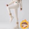 Women Winter Thicken Warm Leggings Thermal Fleece Lined Pants High Waist Thermos Tights Pants for Cold Weather