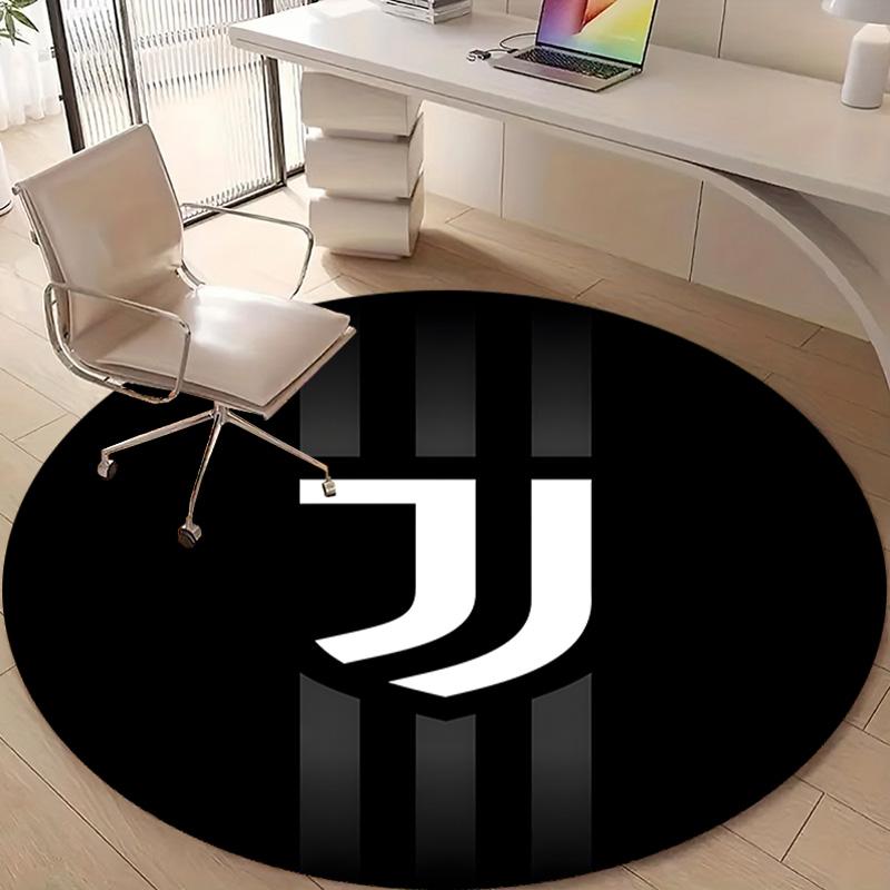 1pc Football Team (12) Design Printed Area Round Carpet for Bedroom Living Room Home Decor Rugs Mat Non Slip Mat Rug for Bedside