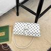 Women S Polka Dot Small Square Bag Fashion Shoulder Handbag For Work Commute