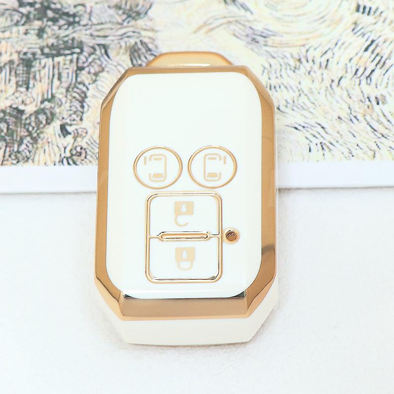4 Buttons Auto Shell Fob Holder For Suzuki Swift Ignis Ertiga Wagon R Monopoly Car Remote Key Cover Case Keychain Accessories