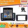 9.7" Vertical Style Tesla Screen Car Radio For Nissan NV350 Caravan 2012-2024 GPS Navigation Multimedia Player Video Carplay