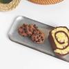 Retro Stainless Steel Trays, Sushi Plates, Snack Plates, Pastry Plates, Oval Shallow Trays, Industrial-Style Tableware