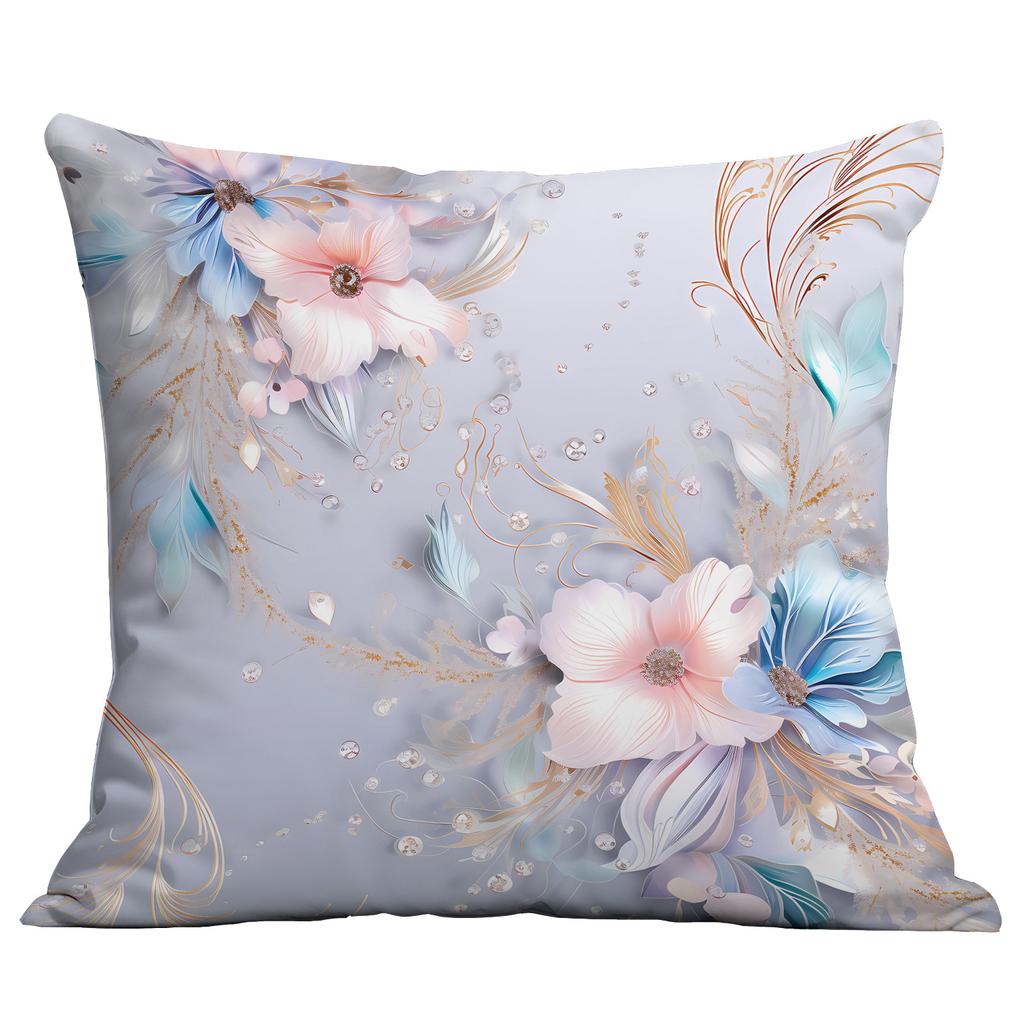 New Retro Imitation Three-dimensional Flower and Bird Pillowcase Home Living Room Sofa Cushion Pillowcase Decoration
