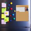 Magnetic Wall File Organizer Magnetic File Holder Refrigerator Magazine Holder for Mail Letters Paper Document Storage Rack