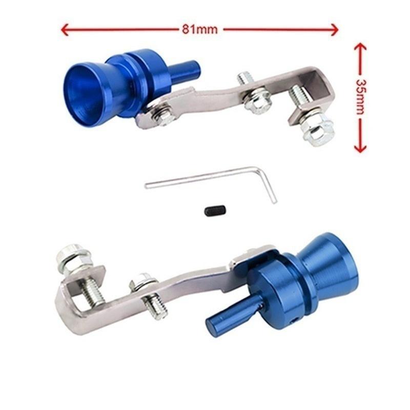 Universal Turbo Sound Simulator Whistle Car Exhaust Pipe  Sound Muffler Car Accessories