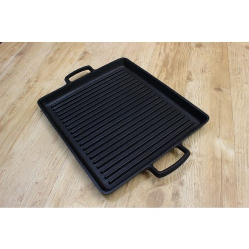 Asahi Square Grill, Wave Pattern, Black, 25cm x 29cm, H-250