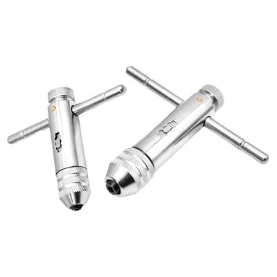 Home Improvement Adjustable Tap Set Hand Tap Tool Confined Space Operation Effective Screw Design Fits 3-8mm Taps