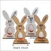Wooden Egg Stand Bunny Egg Rack Wooden Easter Bunny Egg Holder For Kinder Eggs Personalized Table For Kids For Chocolate