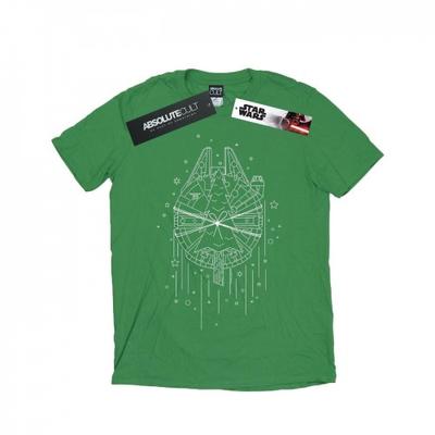 Mens Millennium Falcon Christmas Tree Delivery T-Shirt
