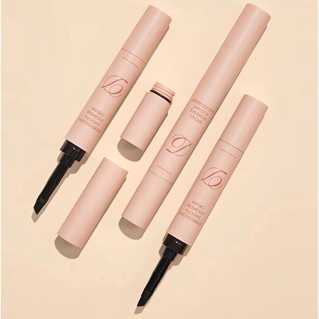 Gevlonecirly Liquid Eyebrow Powder Natural Color Perfect Easy Eyebrow Eyebrow Mascara Mascara, Type, Lasting, Correction, Eyebrows, Waterproof,