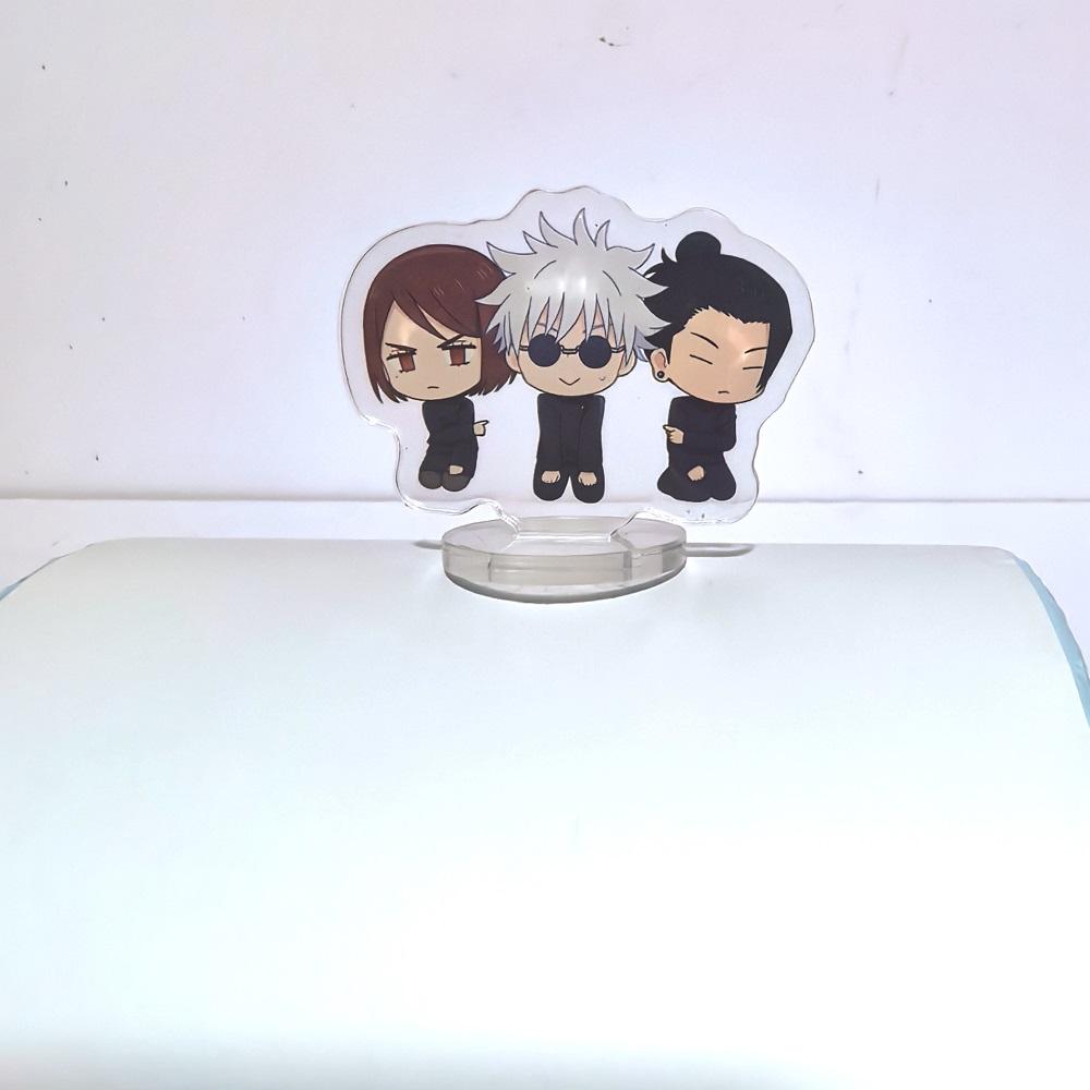 Anime Jujutsu Kaisen Figure Acrylic Stand Model Kids Toys Yuji Itadori Gojo Satoru Fushiguro Megumi Cosplay Birthday Gift