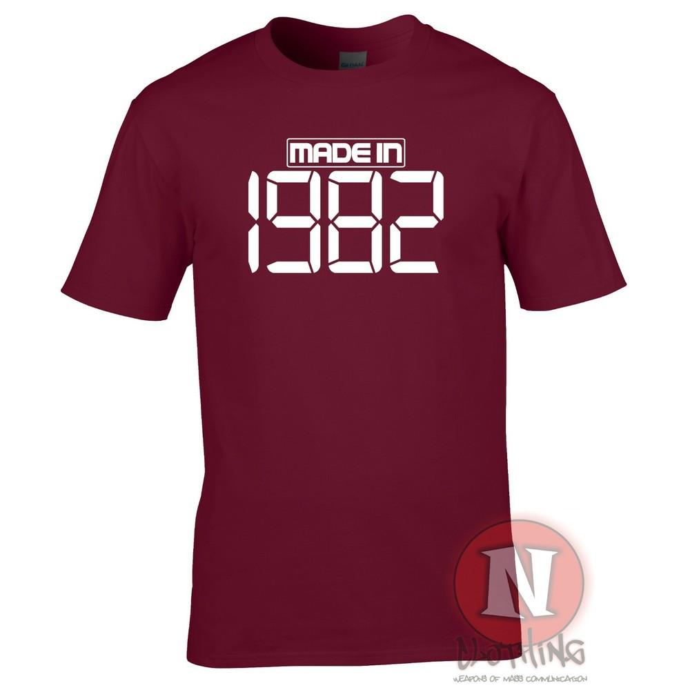 Made In 1982 TShirt Birthday Party Celebration Fancy Dress Teeshirt 2XL