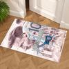 Messi Customize Text Floor Mat Suitable for Balcony Bedrooms Dormitory Kitchen Antislip Carpet Office home decor Perfect Gift for Women/Men