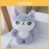 Trendy Cartoon Fox Plush Keychain Fluffy Cute Wolf Doll Bag Accessory