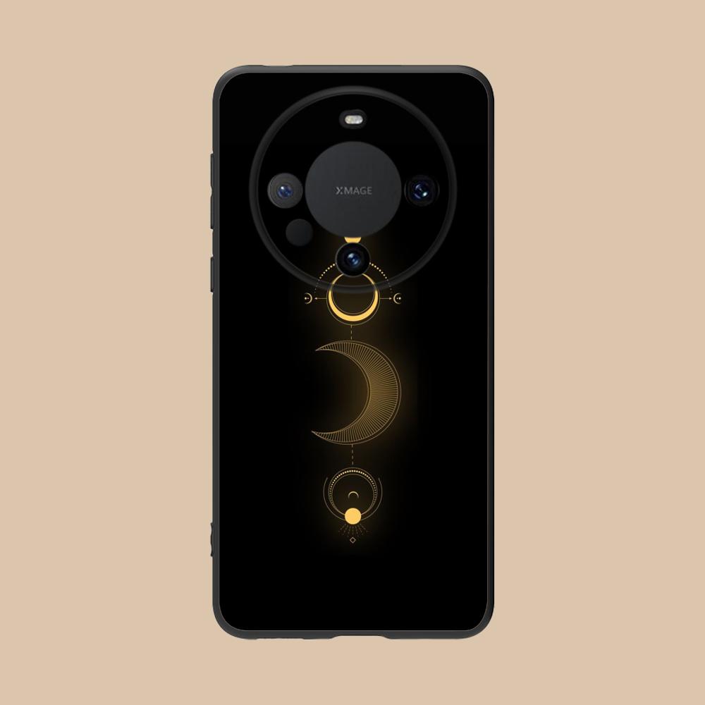 Sun Moon Mobile Cell Phone Case for Huawei Mate 60 50 40 30 20 10 Pro Plus Lite E 5G Colorful Printing Cover Cover Pretty Luxury