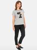 Women' cotton blouse with the image of a woman