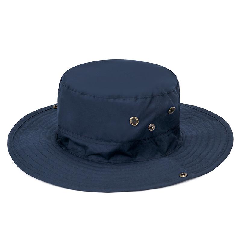 

RICYGVM Outdoor Mountaineering Jungle Hat Summer Sun Hats For Women Men Travel Fishing Visors Unisex Sunscreen Fisherman Cap one size темно-синий