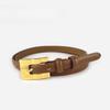 Slim Leather Belt with Casual Pants Short Skirt Jeans Women's Belt Leather Leather Goods