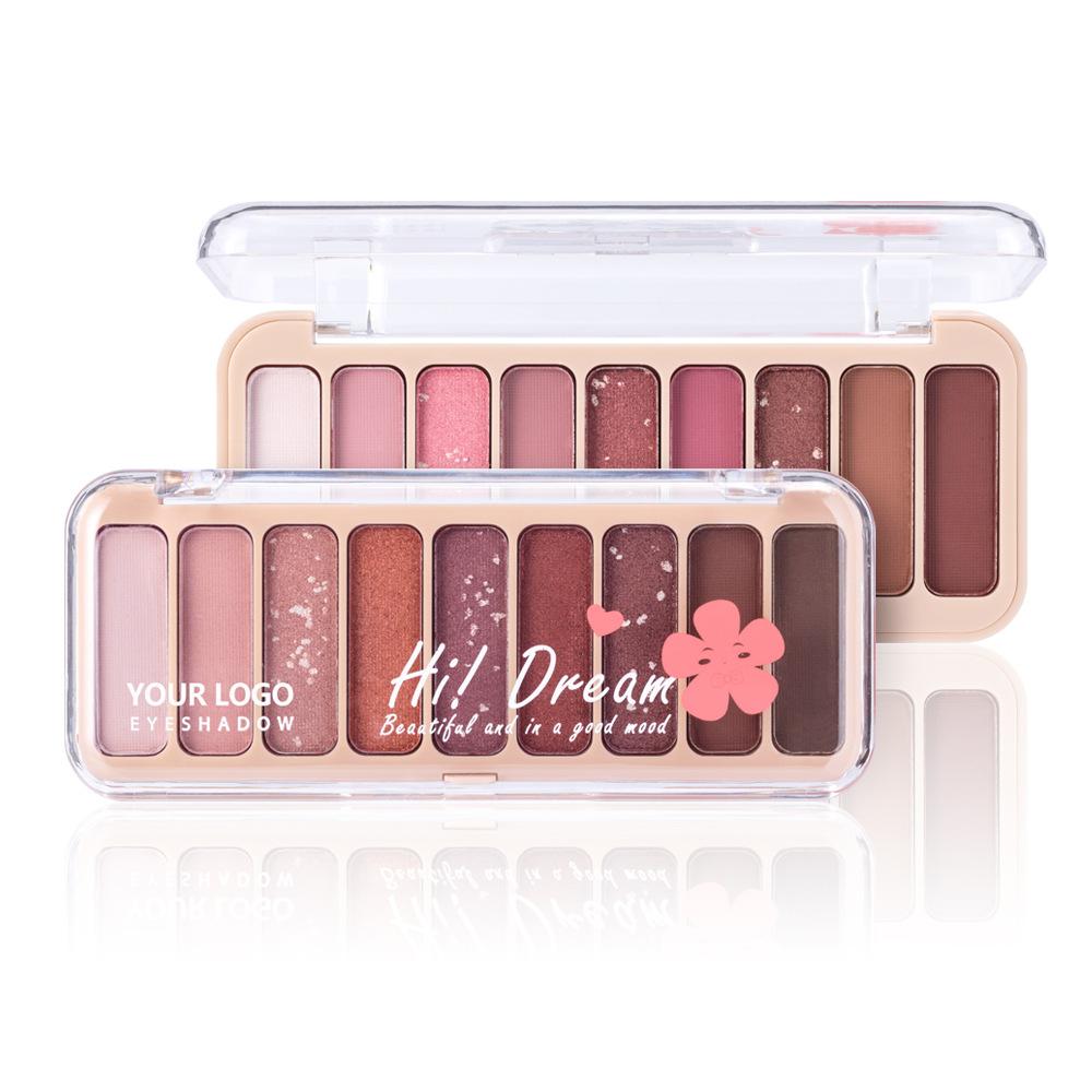 Pearlescent Matte Earth 9 Color Eyeshadow Disc