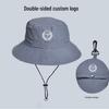 Women's Custom Logo Waterproof Bucket Hat - Sun Protective, Foldable & Perfect for Outdoor Fishing & Hiking
