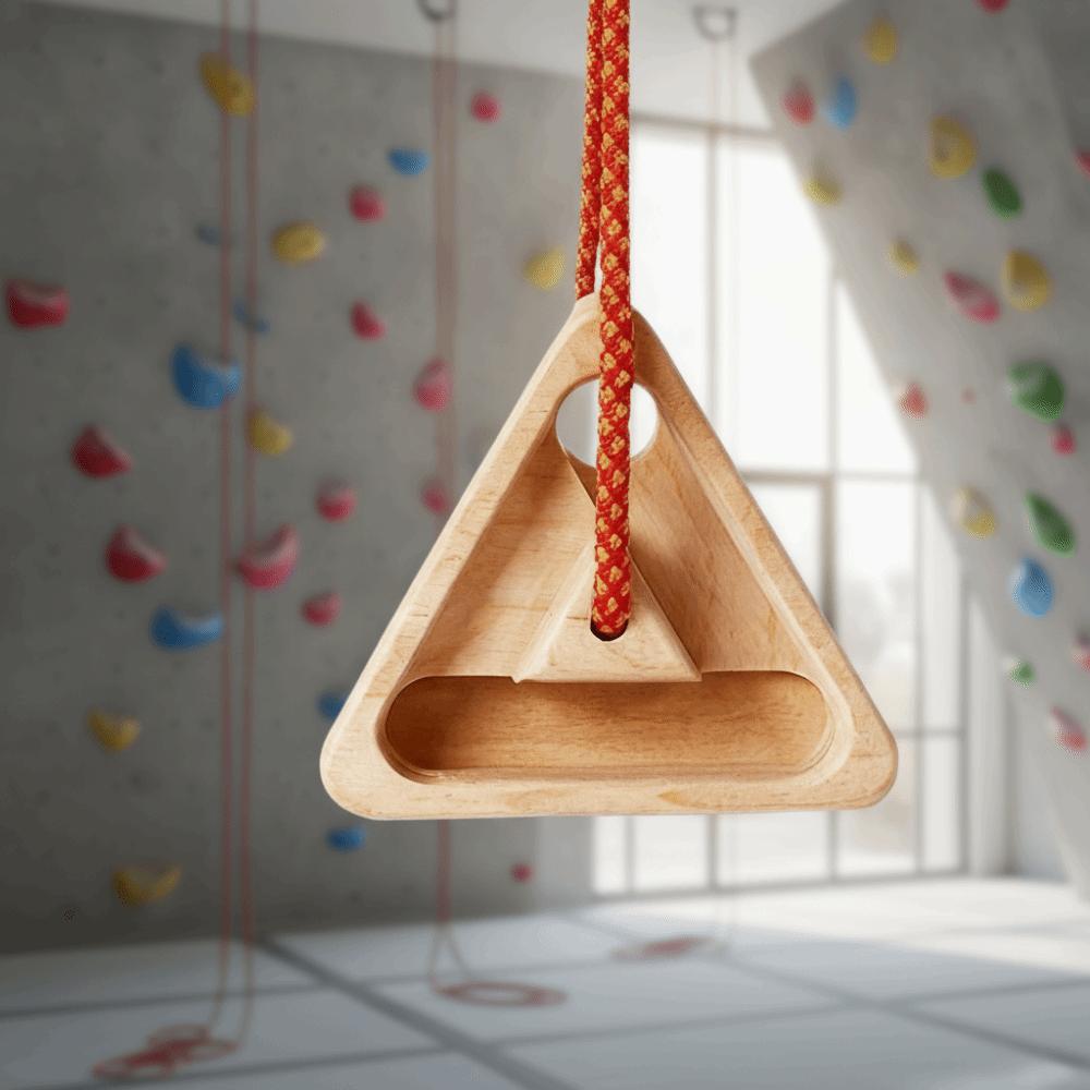Wooden Climbing Fingerboard Reusable Finger Strengthen Board Rock Climb Board Outdoor Sports