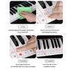 1 Set Beginner Letter Piano Sticker 88/61/54/49 Keys With Removable Colored Note Labels Piano Keyboard Stickers