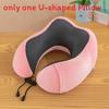 Modern U Shaped Memory Foam Cervical Pillow With Ultra Soft Fabric For Home And Travel