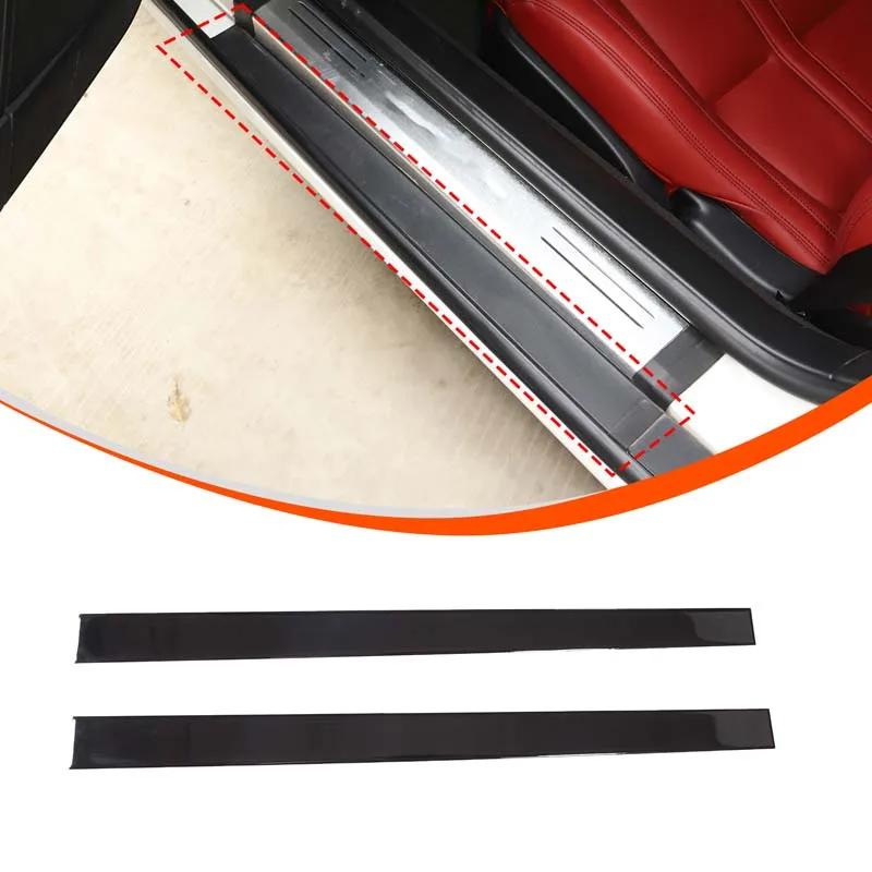 For Jaguar F-TYPE 2013-2026 PVC Glossy Black Interior Modification Center Control Trim Strip Door Trim Sticker Car Accessories