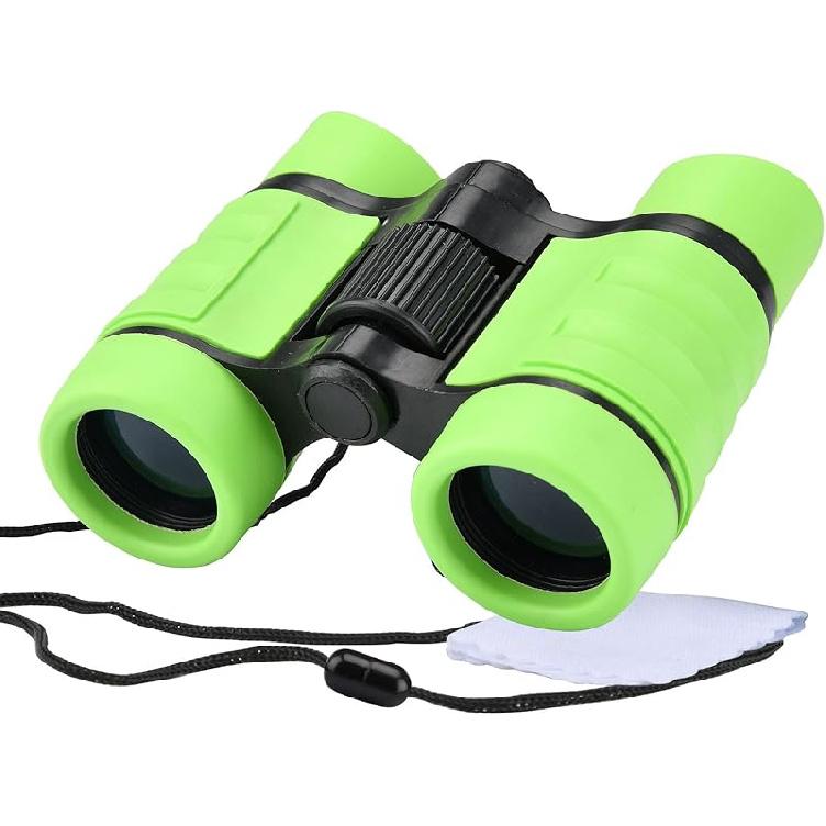 Binoculars for Kids, Toys for 3-12 Years Boys and Girls High-Resolution Optics Shockproof Mini Compact Toy Binoculars for Bird Watching, Hiking,