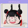 Nezha Smile Angry Expression Plush Backpack Cartoon Single Shoulder Gift Bag