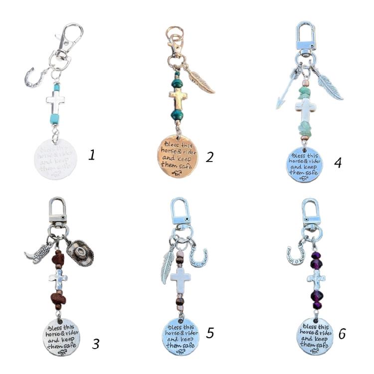 Multipurpose Horseshoe Keyring Alloy Keychain Sign of Protective Polished Finish Suitable for All Ages Daily Use