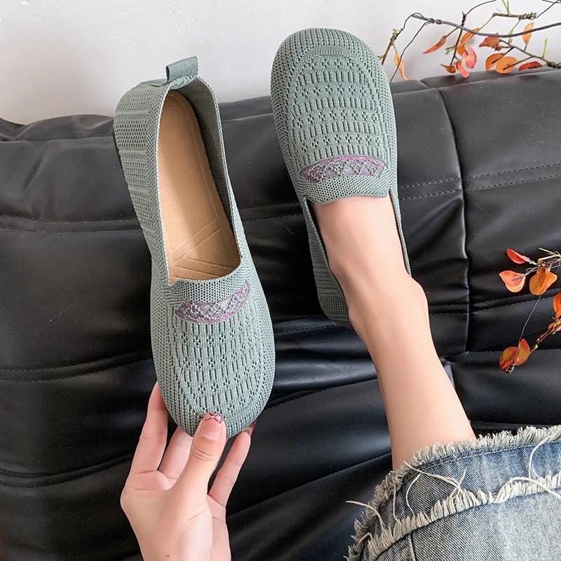 Fashion 2025 Flat Single Shoes New Flat Female Summer Slip-on Temperament Single Shoes