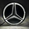 Car Front Grill Logo Light Mirror Face LED Badge Emblem Luminous Decorative Light For Mercedes Benz W205 W218 W207 W176 W212