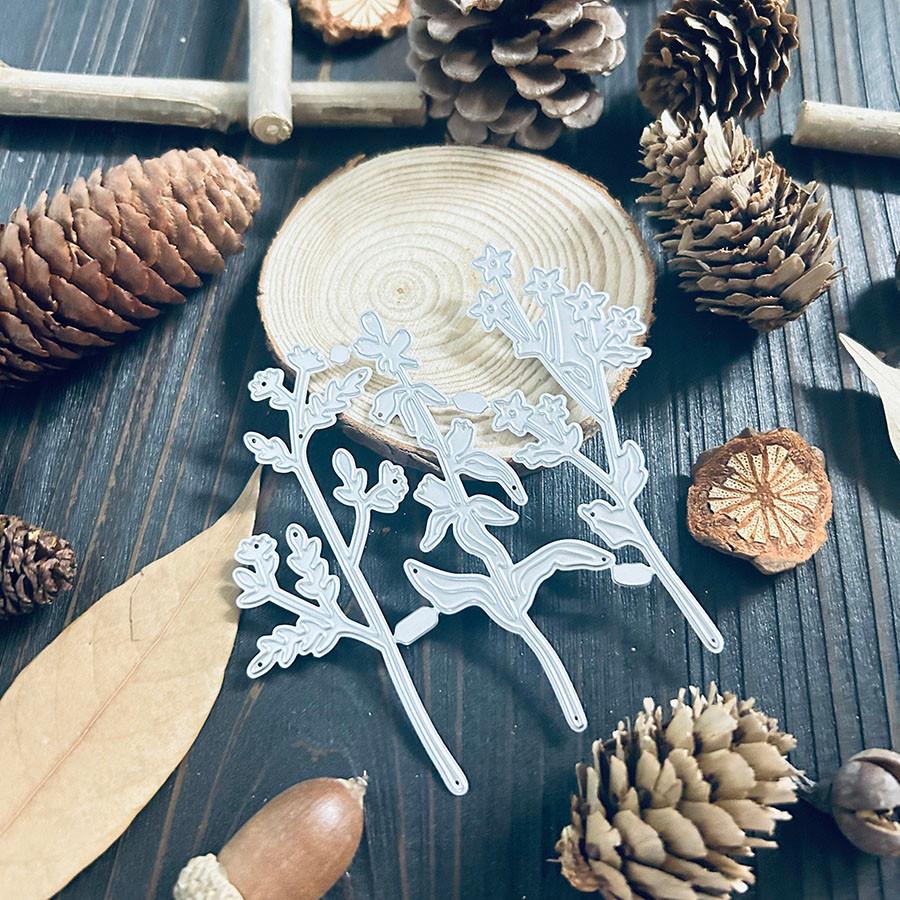 3pcs Flowers Metal Cutting Dies Stencil for DIY Scrapbooking Photo Album Embossing Paper Cards Crafts Diecuts